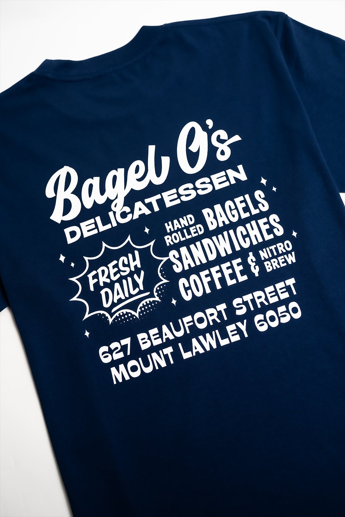 Bagel O's Short Sleeved Tee - Bagel Blue