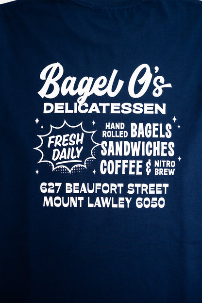 Bagel O's Short Sleeved Tee - Bagel Blue