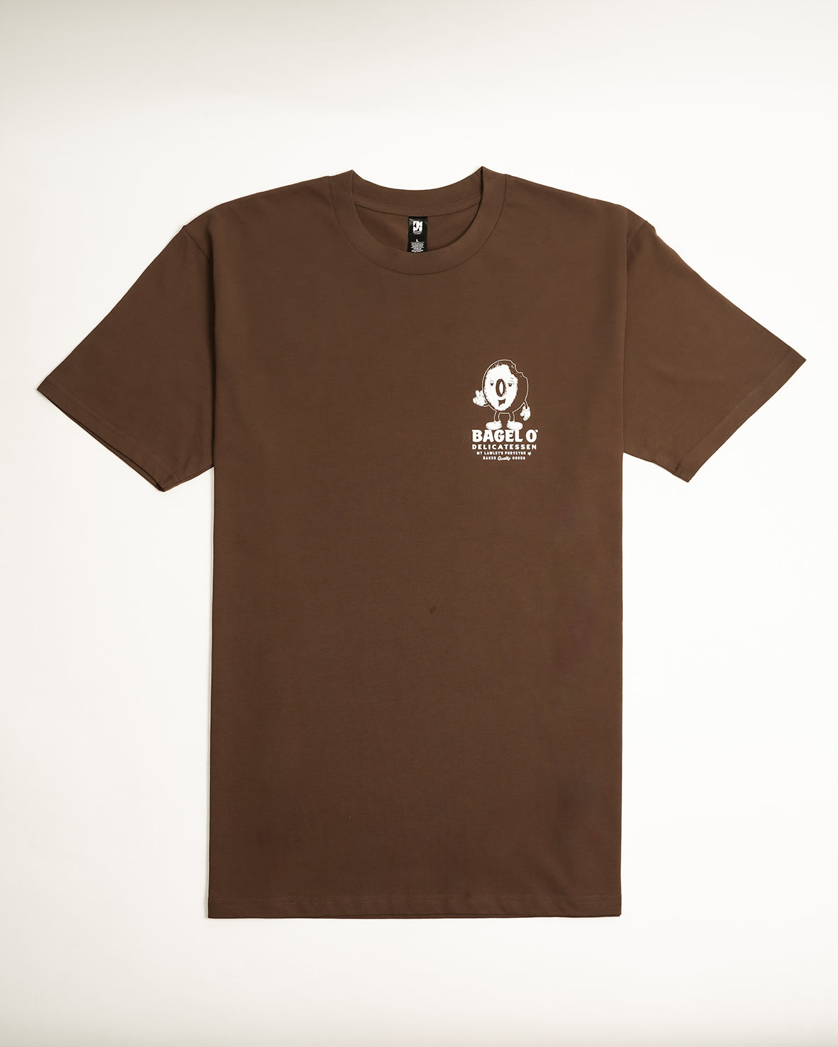 Bagel O's Short Sleeved Tee - Coffee