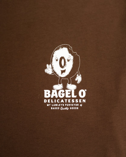 Bagel O's Short Sleeved Tee - Coffee