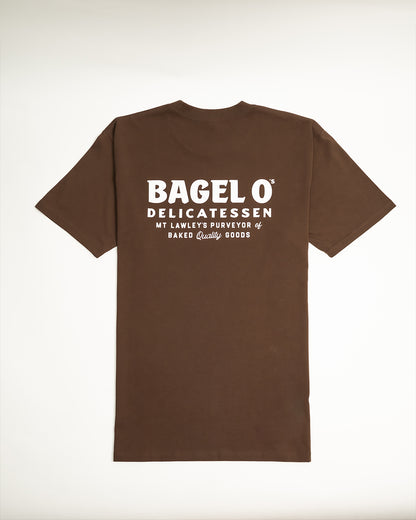 Bagel O's Short Sleeved Tee - Coffee