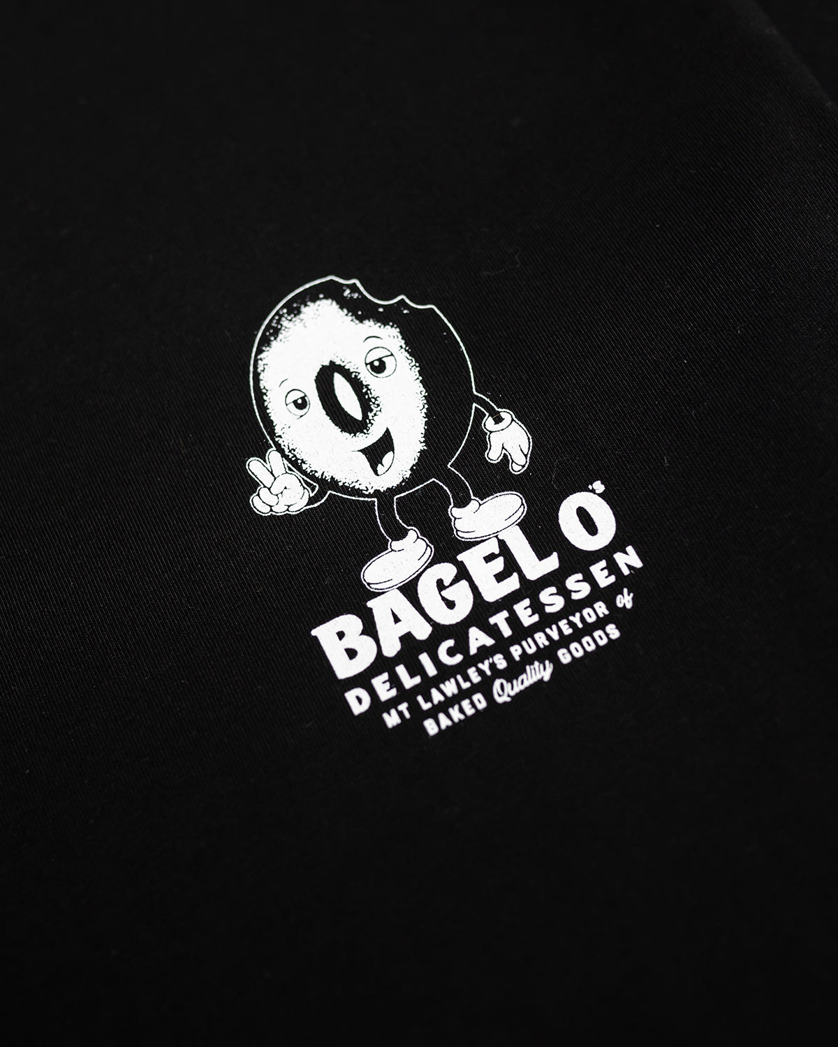 Bagel O's Short Sleeved Tee - Black