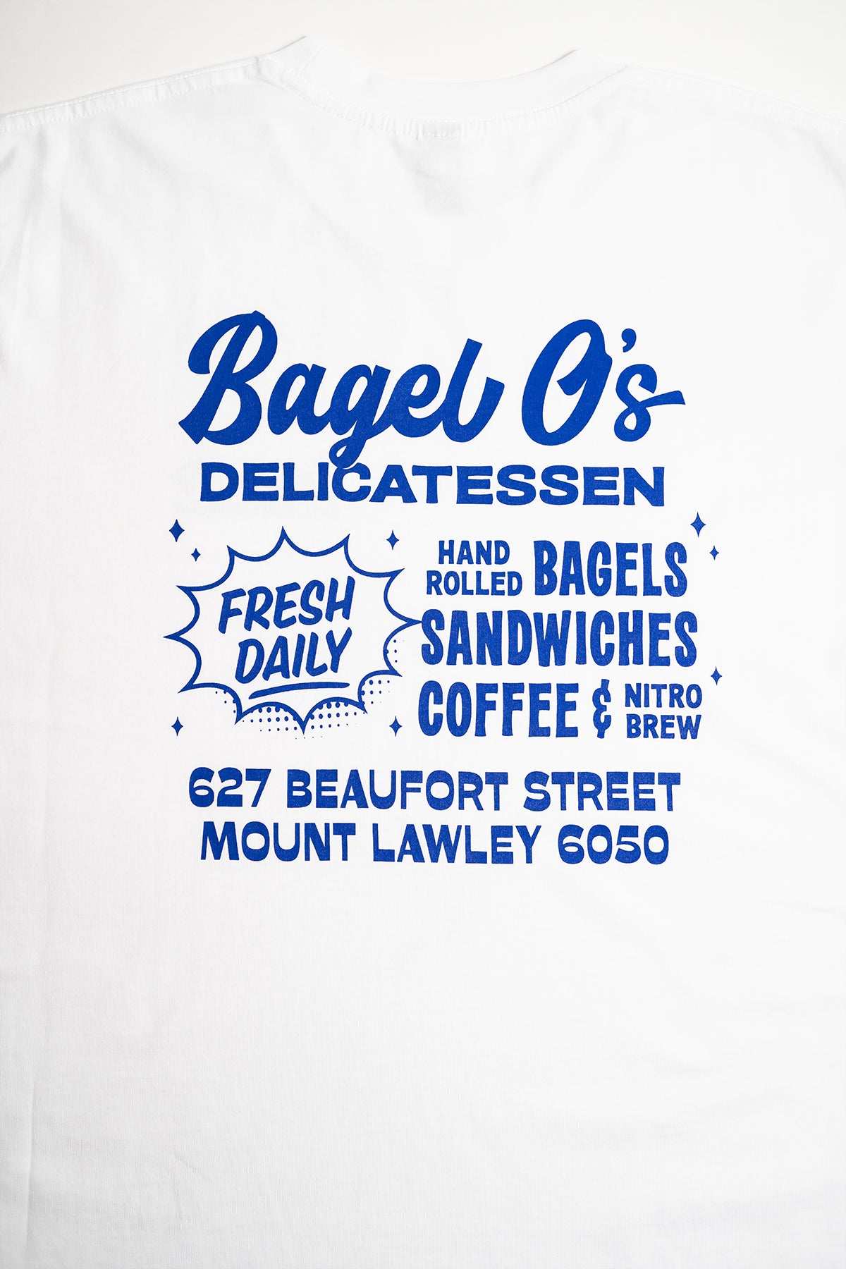 Bagel O's Short Sleeved Tee - White